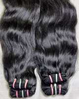 Extensions de cheveux humains bouclés naturels, doux et volumineux, pour tissage