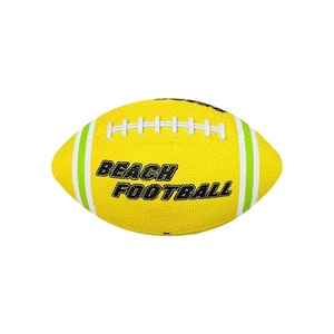 Ballon de rugby professionnel à haute rétention d'air, logo personnalisé, couleur, vessie en caoutchouc butyle, fabricant OEM - Product Image 1