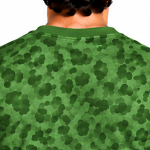 Forest Green <b>Leopard</b> <b>Print</b> T <b>Shirt</b> Unisex Short Sleeve Casual Fashion Printed Tee Lightweight Custom Sports Training Streetwear - Product Image 4