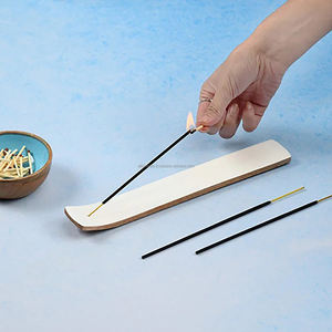 Quemador de incienso sostenible Stick Holder Ash Catcher de madera Han para Pooja Room de proveedor indio - Product Image 2