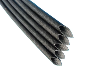 Manchon en fibre de verre de 12 mm avec isolation en silicone tressé, fabriqué par SUNBOW Factory - Product Image 1