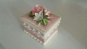 Caja de Resina para Joyas y Artículos Pequeños, Caja Ginne Elegante Hecha a Mano, Caja de Almacenamiento Decorativa Moderna de Resina para el Hogar - Product Image 2