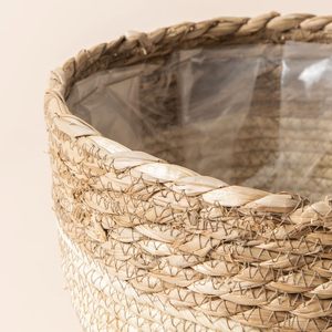 Maceta de mimbre tejida al por mayor, estilo vintage, ecológica, cesta para flores, jardinera y organizador decorativo para el hogar 2026 - Product Image 3