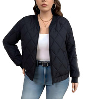 Parkas de Invierno Cortas, Impermeables y Resistentes al Viento, con Cierre, Cuello Alto, Tejido Resistente a las Arrugas, Ideales para Viajar