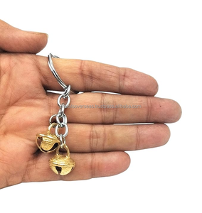 พวงกุญแจทองเหลืองทำมือสไตล์วินเทจ งานฝีมือแบบดั้งเดิมของอินเดีย น้ำหนักเบา เหมาะสำหรับเป็นของขวัญส่งเสริมการขาย ของตกแต่ง - Product Image 4