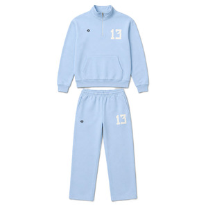 Conjuntos de Chaqueta con Cremallera de 1/4 y Pantalones de Chándal para Hombre, de Forro Polar Grueso, Estilo Urbano, Venta al por Mayor, Proveedor OEM, Sudaderas con Capucha - Product Image 3