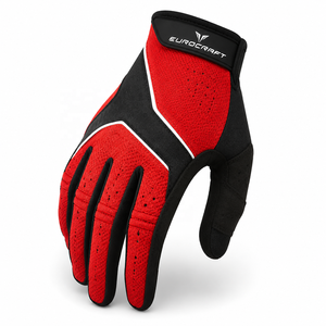 Gants de motocross à doigts complets en cuir imperméable avec fermeture auto-agrippante et revêtement en polyuréthane BLACKTHORN WORLD, haute qualité, très demandés - Product Image 2
