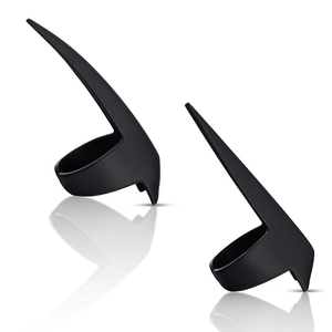 Good Supplier Newest 2 Pcs Hair Parting & Sectioning Rings Stainless Steel Finger Quick <b>Braiding</b> Pick Tool For Precise Styling - Product Image 1