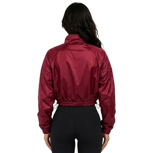 Premium Nylon Lightweight Cropped Windbreaker <b>Jacket</b> Custom Logo OEM ODM Wholesale - Product Image 2