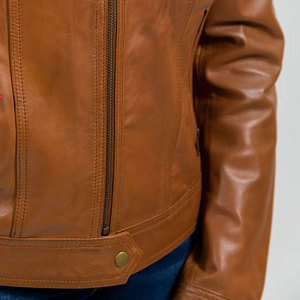Women Crop Top Leather Jackets Premium Fashion Outerwear Women Leather Jackets Made in Pakistan High Quality - Product Image 6