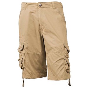 Men's Trail <b>Cargo</b> <b>Shorts</b> with Breathable Mesh Panels Multiple Compartments <b>Long</b> Fit Lightweight Solid 100% Cotton Quick Dry - Product Image 1
