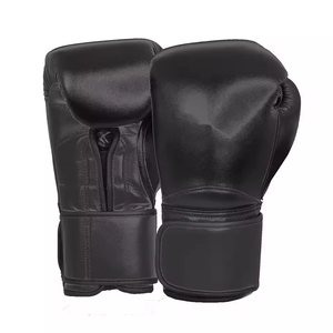 Gants de boxe professionnels en cuir synthétique de vachette avec logo personnalisé, vente en gros, gants d'entraînement pour arts martiaux - Product Image 1