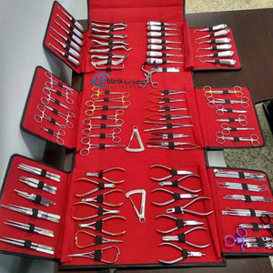 Pinzas de Extracción Dental Blink Surgident BSD-345 de 7 mm con Empuñadura Moleteada Plateada, Instrumento Quirúrgico Manual con Certificación CE Clase I - Product Image 4