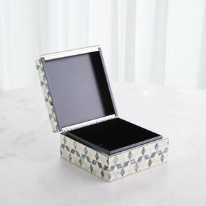 Boîte en nacre faite à la main, fabricant en gros, boîte de rangement de bijoux de luxe avec incrustation de nacre, décoration d'intérieur - Product Image 6