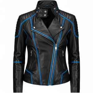 Chaqueta de cuero para mujer diseñada para el invierno, con enfoque en la comodidad, durabilidad y estilo para el uso diario. - Product Image 6