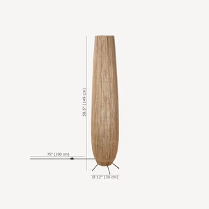 Lámpara colgante de araña de ratán moderna al mejor precio al por mayor con color personalizado para el hogar, hotel, restaurante, Villa ML92 - Product Image 3