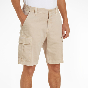 Shorts cargo pour hommes en coton et polyester de haute qualité, séchage rapide, 6 poches, motif uni, en solde - Product Image 1
