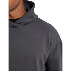 Custom Heavyweight Oversized 500 Gsm Hombres French Terry Blank Hoodie Drop Shoulder Boxy Streetwear para el invierno - Product Image 5