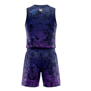 Uniforme de baloncesto urbano, camiseta de equipo, pantalones cortos deportivos, conjunto transpirable, ropa deportiva MALUZA INDUSTRIES - Product Image 2