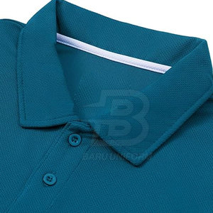 Polos pour hommes de haute qualité, couleur personnalisée, coupe ajustée, polos pour hommes avec logo personnalisé - Product Image 4