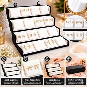 16 Piece Jewelry Box Set Handmade Jewelry Organizer Storage Box Gift Box Wholesale - Product Image 4