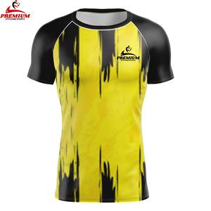 เสื้อรัดกล้ามเนื้อผู้ชายแบบตัดเย็บด้วยเทคนิค Heat Glued ระบายอากาศได้ดี แห้งเร็ว เหมาะสำหรับการออกกำลังกายและศิลปะการต่อสู้ - Product Image 5