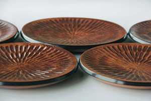 Platos de madera para servir, para el hogar, la cocina y la comedor, platos de madera hechos a mano con acabado liso y pulido - Product Image 2