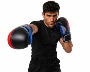 Guantes de Boxeo Internacionales Dumela, Cuero PU, Negro, Rojo, Azul, Equipo de Entrenamiento y Combate - Product Image 5