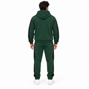 Conjunto Deportivo Premium Vintage de Dos Piezas, Bordado Personalizado, Ropa Deportiva, Streetwear, 100% Algodón Ecológico - Product Image 3