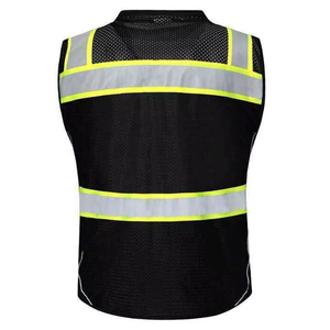 Fournisseur en gros de vêtements de travail antistatiques en maille fluorescente en polyester certifiés CE, gilets en stock fabriqués au Pakistan. - Product Image 3