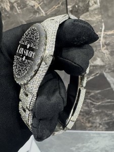Reloj de Moda Laysware Premium Vintage Elegante Deportivo con Incrustaciones de Diamantes Moissanite, Cuarzo Analógico, Acero Inoxidable para Hombre y Mujer - Product Image 3