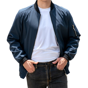 เสื้อแจ็คเก็ตวาร์ซิตี้ผ้าซาตินสไตล์แฟชั่นไฮสตรีทสำหรับผู้ชาย มีหลายสี  ผู้ผลิตเสื้อผ้าชั้นนำ รับผลิตเสื้อแจ็คเก็ตผ้าซาตินผู้ชายตามสั่ง - Product Image 1
