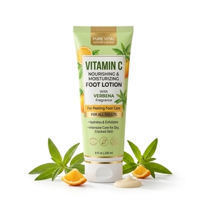 Vitamin <b>C</b> Nourishing Moisturizing Lotion with VERBENA Fragrance for Peeling Foot Care for All Adults - Product Image 1