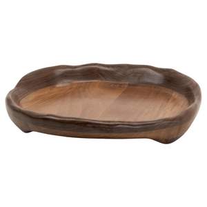 Plateau de service en bois d'acacia de haute qualité avec poignées, plateau de petit-déjeuner pour restaurant commercial, qualité supérieure - Product Image 5