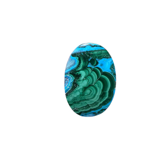 Lot de cabochons en pierre de chrysocolle malachite naturelle - Pierres précieuses en gros, lot de pierres précieuses en vrac et bijoux - Product Image 1