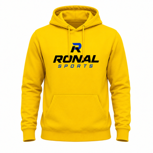 เสื้อฮู้ดดี้ผู้ชายทรงปกติ ผ้าคอตตอน 100% หนัก 360 กรัม คุณภาพสูง สไตล์สตรีทแวร์ สำหรับฤดูหนาว  พร้อมกระเป๋าถัก  รับสกรีนโลโก้ตามสั่ง - Product Image 1
