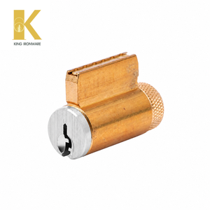 Cylindres de serrure personnalisés en laiton 5 goupilles avec gorge KW, finition chrome satiné, pour la sécurité des portes - Product Image 3