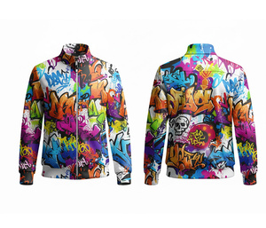 Veste zippée en polyester sublimé de qualité supérieure pour la course et le fitness, chaude, respirante et à séchage rapide |   Tailles Hommes Femmes Jeunes - Product Image 1