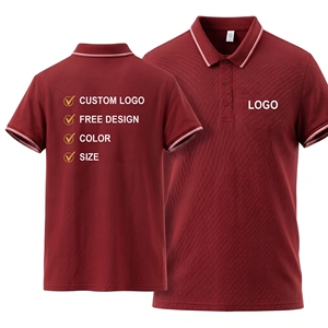 เสื้อโปโลพร้อมตัวเลือกการปรับแต่งแบบเต็มรูปแบบ ผ้าเจอร์ซีย์คอตตอน PK เหมาะสำหรับฤดูร้อน เสื้อโปโลผู้ชายเนื้อผ้าบางเบา ระบายอากาศได้ดี - Product Image 2