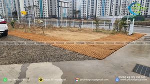 แผ่นใยมะพร้าว/ใยมะพร้าวอินทรีย์ 100% ระบายอากาศได้ดี สำหรับคลุมดินในแปลงดอกไม้ในสวนและฉนวนกันความร้อนรากพืชอย่างมีประสิทธิภาพ - Product Image 4