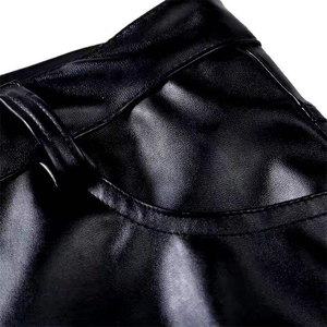 Pantalon de moto ample respirant en cuir véritable côtelé pour homme SW GROUP SW-98, style streetwear décontracté, fermeture éclair, automne - Product Image 4