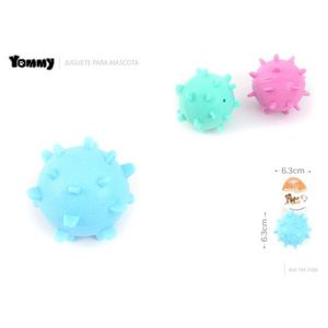 Yommy Spiky Ball 6.3cm <b>Pet</b> <b>Toy</b> <b>For</b> Dogs <b>Interactive</b> Play - Product Image 1