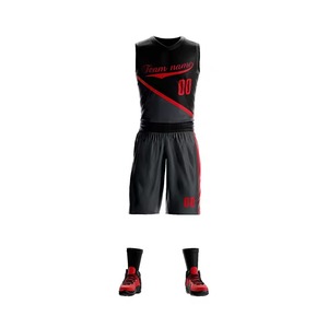 Uniforme de basket-ball avec logo personnalisé: tissu respirant et vêtements de sport sublimés imprimés - Product Image 1