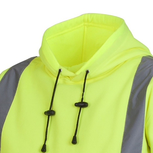 Nouveau sweat-shirt de travail pour homme de bonne qualité, fabriqué en usine, à prix abordable, avec logo personnalisé et couleur unie pour une tenue de sécurité. - Product Image 4
