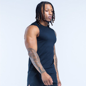 Débardeur de sport personnalisé pour homme, coupe ajustée, séchage rapide, anti-transpiration, pour l'entraînement - Product Image 2