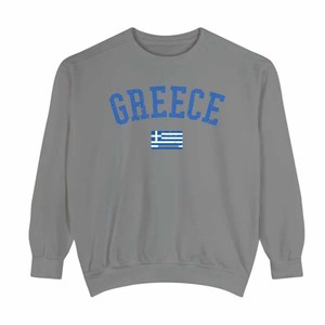 Greece Custom <b>Mock</b> <b>Neck</b> Crew <b>Neck</b> Cotton Fleece Sweatshirt Leopard Print Polka Dot Chenille Letter Embroidery Pullover - Product Image 3