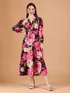 Vestidos Largos Estampados de Moda para Mujer, Tallas Grandes S M L XL, Midi Cortos de Alta Calidad, Ropa de Playa de Verano, Chifón - Product Image 4