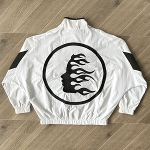 Survêtement coupe-vent vintage en nylon et polyester à sublimation, deux pièces, avec logo personnalisé OEM, couleur personnalisée, pour homme - Product Image 4