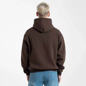 เสื้อสเวตเชิ้ตมีฮู้ดผู้ชายทรงโอเวอร์ไซส์ ผ้าฟลีซ สีพื้น สวมใส่สบาย ทรงปกติ แขนยาว มีกระเป๋า เหมาะสำหรับใส่ในฤดูใบไม้ร่วง - Product Image 2