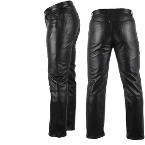 Mens Business Slim Fit Stretchy Black Faux Leather Pants Male Elastic Tight Trousers PU Leather Shiny Pants - Product Image 6